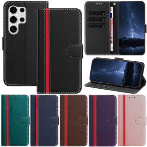 Luxury Wallet Flip case For Samsung Galaxy S25 Ultra S24 FE S23 Plus S24 Ultra S25 Plus S23 Ultra S23 FE S21 FE 5G Retro Book Card Slot Soft Leather Skin Protect Stand Cover