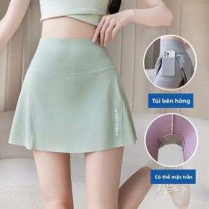 MiiOW | Quần short che mông Ice Silk Shark Women Summer Outfit chống ánh sáng an toàn thể thao quần short tập yoga quần áo thể thao quần áo tennis