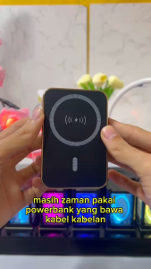 HZSUM LENTIVEN Powerbank 10000Mah Mini Wireless Fast Charging Magsafe Magnetic For Ios Android WE47