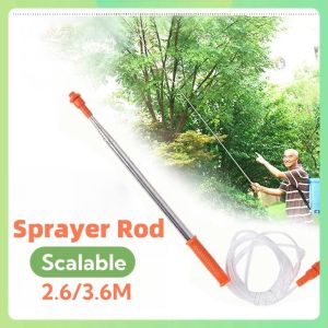 2.6-3.6m Retractable Sprayer Stick Long Spraying Rod Hand Electric Sprayer for Garden Pesticide Indoor Disinfection