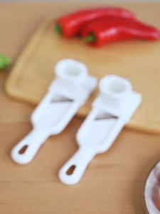 [SG SELLER] Fruit Vegetable Cutter Slicer Manual Slicing Grinding Onion Garlic Lazy Double-Sided Vegetable Cutting Chopper Kitchen Gadgets