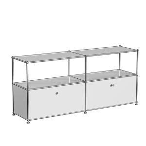 USM Module Sideboard Cabinet Storage Cabinet Living Room TV Cabinet Storage Floor Cabinet Assembled Cabinet Antique Style Stainless Steel