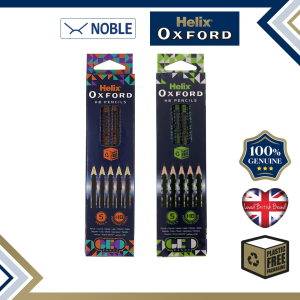 Helix OXFORD Geo Student Set | 6-Piece Stationery Set | Assorted Geo Designs