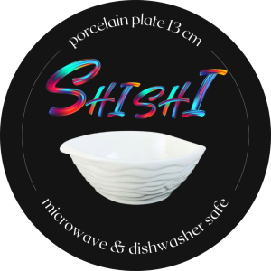 SHISHI Rice Bowl Cup | Porcelain Bowl | Mangkok Keramik | Mangkuk Nasi Porselen