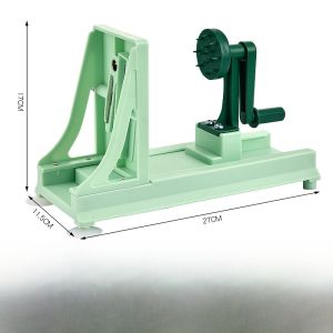 Multifunctional Potato Spiral Cutter Hand Crank Vegetable Shredder Japanese Style Kitchen Tool for Carrot And Cucumber