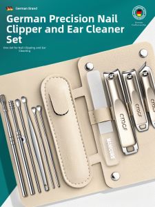 BAKULI | Premium Slanted Nail Clipper Set Ear Pick