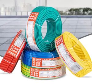 Flexible Wire 50m 100m Extension Leads Red Green Blue Yellow Line Secondary BVR Stranded Soft Electrical Cable