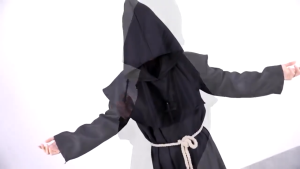 COD Medieval Monk Costume Hooded Renaissance Priest Robe Wizard Ancient Cosplay Halloween Cosplay Costume Adult for Men Women Gifts Halloween Cloak Priest Hooded Cape Grim Halloween Reaper Robe
