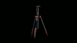 K&F CONCEPT Carbon Fiber Camera Tripod Lightweight 60”/1.5m 17.6lbs Load 360° Ball Head for Vlog Travel & Work SLR DSLR Cameras C225C0+BH-25