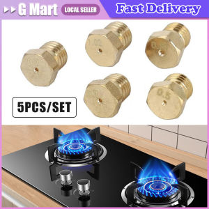 5PCS Burner Gas Hob Lpg Conversion Kits Jets Nozzles Propane Injectors New For 50 65 70 87 95 Gas Stove Brass Nozzle