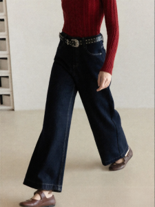Cantonstory | Retro High Waist Slimming Flared Corduroy Jeans