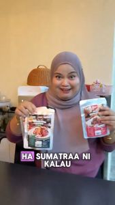 [Year End Sale] Ready-To-Eat Sumatraa - 3 Sekawan Sumatraa Meals Travel Friendly 1x Daging Dendeng 1x Kerang Kalut 1x Rendang Ayam Aki