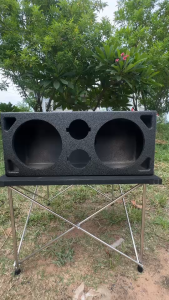 ตู้ลำโพงเสียงกลาง 8 นิ้ว (ราคาต่อใบ) ดอก8นิ้ว  2ดอก แหลมจาร4นิ้ว 2ดอก ไม้ปาติเกิ้ล หนา 12มิล   แท๊บลำโพง ตัดงานด้วยเครื่องCNC