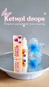 Ketwol drops 15ml Vitamin penumbuh bulu kucing