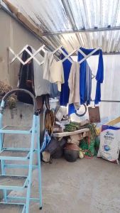 【COD + Local Seller】Scalable 5 BAR 1.2M Retractable Cloth Hanger Stainless Steel Ampaian Baju Sampayan SpaceSave Wall Mounted Clothes Drying Rack