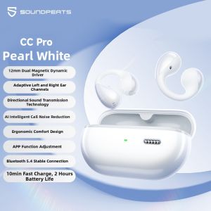 SoundPEATS | Clip-on Open Ear Bluetooth Headphones Long-lasting