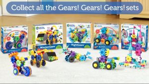 GM ของเล่น STEM ตัวต่อฟันเฟือง 44 ชื้น Flight Gears 44 Pieces - GM Kids (ของแท้ USA พร้อมส่ง 4-9 ขวบ)