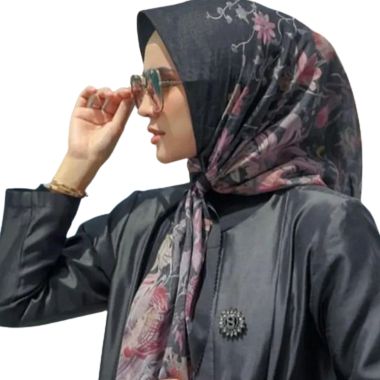 Zullaikhahijab Dubai series like button scarves pakai logo B Hijab