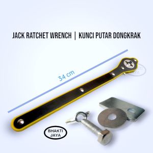Jack Ratchet Wrench | Kunci Dongkrak Mobil | Kunci Pemutar | Type Plus
