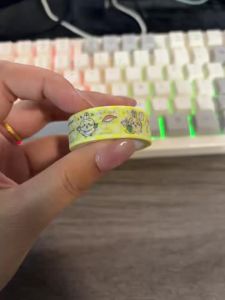 Bandai | Handbook Adhesive Tape Closure Sticker Hachiware Usagi Cartoon Cute Pattern DIY Notebook and Paper Tape Closure Sticker