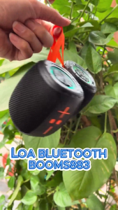 ( BẢN 2026 ) Loa Bluetooth BOOMS883 Kết Nối Không Dây Âm Thanh Sống Động Nghe Nhạc Xem Phim Dã Ngoại - Hỗ Trợ thẻ nhớ USb Sạc Type C