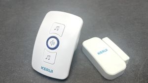 KERUI | Chuông Cửa Không Dây KERUI Với Bộ Phát Hiện Chuyển Động PIR Chuông Cửa Báo Động Chào Mừng Nút Chuông Báo Động Âm Thanh