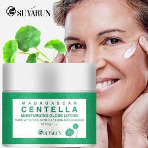 SUYARUN Hydrating Cica Face Cream - Soothes & Repairs Sensitive Skin Intense Moisturizer with Centella Asiatica.