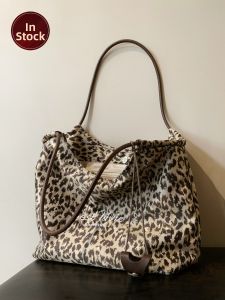 CHIO‘2ND | Stylish Leopard Print Large Capacity Tote Bag