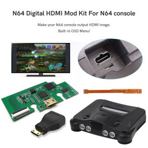 Hispeedido HDMI-Compatible N64 MOD Kit: Upgrade Your N64 Game Console