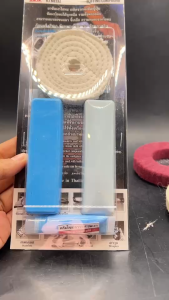 เคเจชุดkitไขปลาวาฬขัด/ปัดเงา ขัดลอกคราบขี้เกลือ ขัดเงา ปัดเงา โลหะ โครเมียม สแตนเลส เครื่องมือช่าง อุปกรณ์งานขัดโลหะ