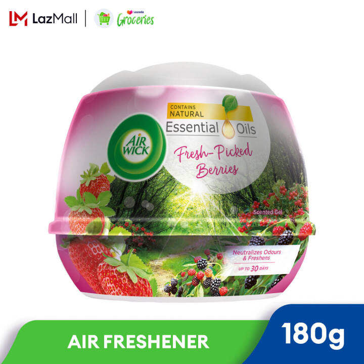 Air Wick Gel Cone Aromatic Scented Air Freshener Fresh Picked Berries ...