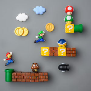 DIANSHIFANG | Mario Themed 3D Creative Magnetic Fridge Decor