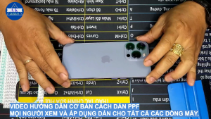 Miếng Dán Dẻo PPF Cho iP11 đến 17 PRO MAX Full mã Full từng lổ loa chi tiết Bảo vệ máy toàn diện.