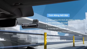 <Chính hãng> Camera hành trình Vietmap TS C9P Ghi hình 2K Pin siêu tụ Có GPS  Kết nối xem qua điện thoại Tặng Vietmap Live Pro 12 tháng