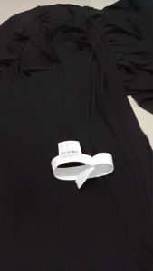 kain jetblack bonanza leuwitex  hitam pekat rollan
