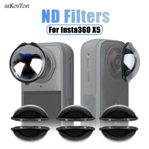 For Insta360 X5 ND Filter Kit Optical Glass ND16/32/64 Anti-Glare Filters For Insta360 X5 Action Camera Accessories