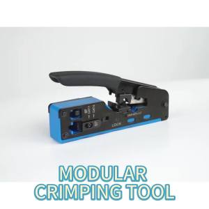Bộ Dụng Cụ Bấm Mạng RJ45 Cho Cáp Mạng Cat7 Cat6 8P6P Kèm Dụng Cụ Kiểm Tra Đầu Nối Modular Dụng Cụ Bóc Vỏ Dây Buộc Cáp Và Túi Đựng Dụng Cụ