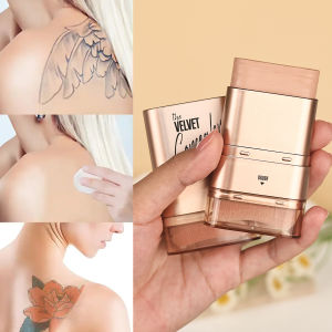 2-in-1 Concealer and Foundation Stick Covers Dark Circles Waterproof and Sweat-Resistant Creates Flawless-Looking Makeup