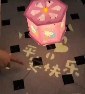 【Free Battery】中秋灯笼儿童卡通手提发光灯笼DIY投影音乐灯笼 Mid Autumn Lantern Diy set Musical LED Sanrio Kuromi Melody Kids Cartoon
