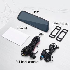4K Dual Lens WiFi Car Dash Camera Front and Rear Touch Screen Parking Monitor Auto Recorder Streaming Media 24H