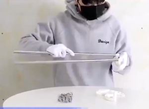 Stainless Steel Double Towel Holder Without Drilling Wall Mount Towel Bathroom Accessories