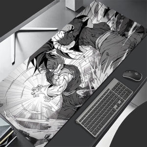 Bandai | Gaming Mouse Pad Anime Goku Soft Desk Mat Gamer Professional Premium Dragon Ball Mousepad Speed Control Accessories Keyboard Pad