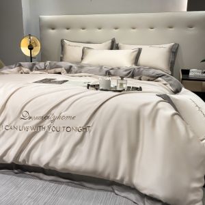 Silk-like Cooling Bedding Set 3-4 Pieces