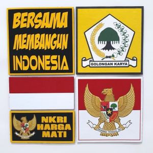 Logo PKB Patch Emblem Prepet Perekat Velkro Tactical Army