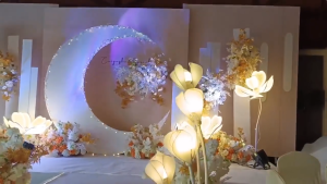 Wedding Props New Style Dragon Ball Bud Lighting Road Guide Wedding Scene Scene Layout Background Decoration T Stage Road Guide