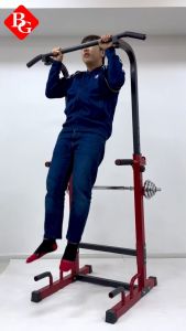 HTD Sport Pull Up Station Chin Up Multifungsi Alat Olahraga Fitness Red/Yellow/Black