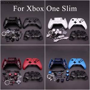 1Set Replacement Housing Shell for Xbox One Slim Controller Case Faceplate Cover RB LB RT LT Trigger Button Mod Kit Model