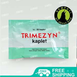 SEMPATI Trimezyn Kaplet 50 Butir Obat Snot Ngorok Cekrek Unggas Burung Ayam Obat Kolera Ternak Unggas TRMKP
