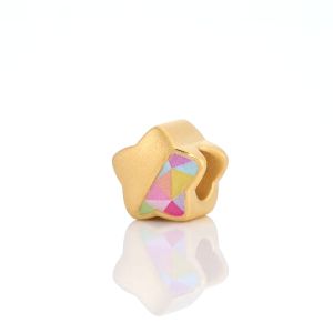 Chow Sang Sang 周生生 Charme Mini Lovely Tales Star 999 Gold Mini Charm 91837C (Bracelet Not Included)
