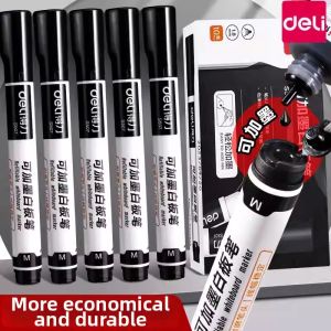 deli | Replenishable Ink High Capacity Erasable Thick Tip Whiteboard Marker